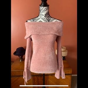Super Soft LC Lauren Conrad Off Shoulder Sweater
